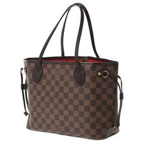 Louis Vuitton Brown Neverfull Damier Handbag Canvas